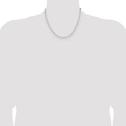 Sterling Silver 3.1mm D/C Paperclip Chain