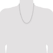 Sterling Silver 3.1mm D/C Paperclip Chain