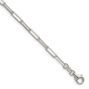Sterling Silver 3.1mm D/C Paperclip Chain