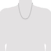 Sterling Silver 3.5mm D/C Paperclip Chain
