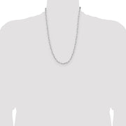 Sterling Silver 3.5mm D/C Paperclip Chain