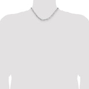 Sterling Silver 5.5mm D/C Paperclip Chain