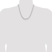Sterling Silver 5.5mm D/C Paperclip Chain