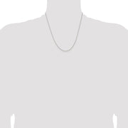 Sterling Silver 1.3mm Solid Rope Chain