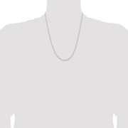Sterling Silver 1.5mm Solid Rope Chain