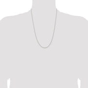 Sterling Silver 1.5mm Solid Rope Chain