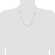 Sterling Silver 1.8mm Solid Rope Chain