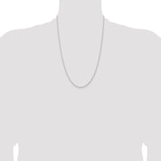 Sterling Silver 1.8mm Solid Rope Chain