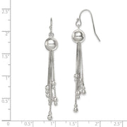 Sterling Silver Shepherd Hook Earrings