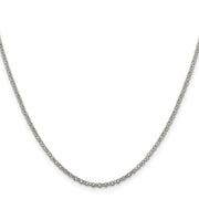 Sterling Silver 2mm Rolo Chain