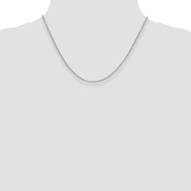 Sterling Silver 2.8mm Rolo Chain
