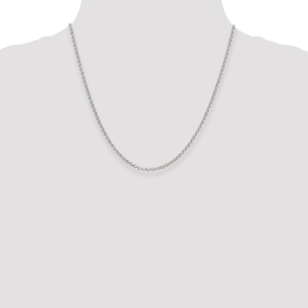 Sterling Silver 2.8mm Rolo Chain