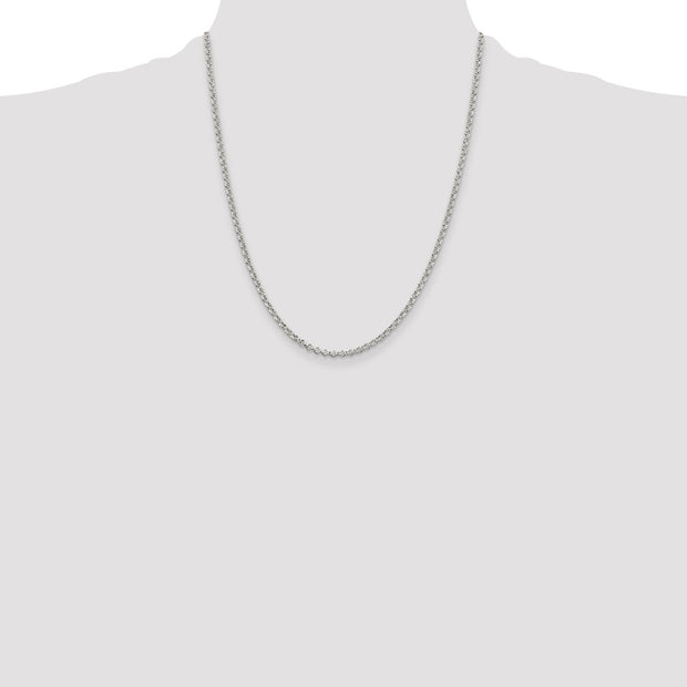 Sterling Silver 2.8mm Rolo Chain