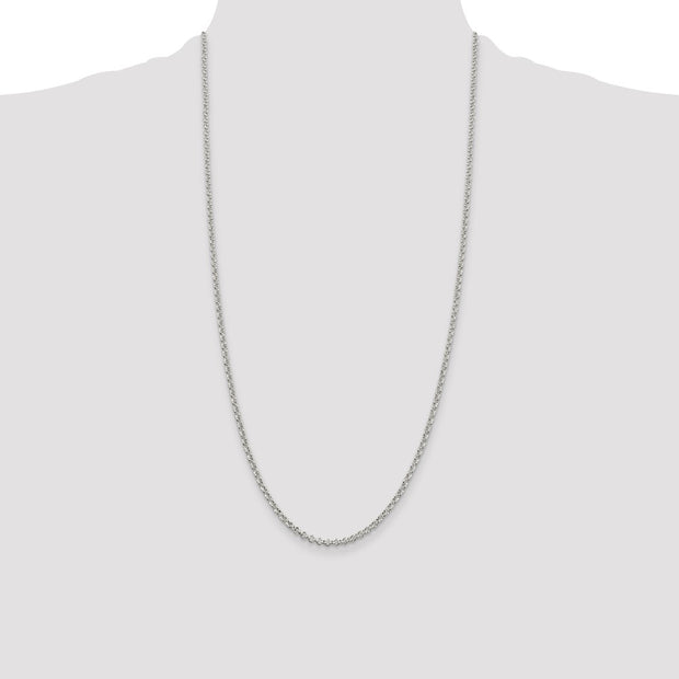 Sterling Silver 2.8mm Rolo Chain