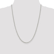 Sterling Silver 3mm Square Spiga Chain