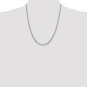 Sterling Silver 4mm Rolo Chain