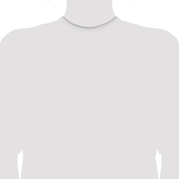 Sterling Silver 1.4mm Singapore Chain