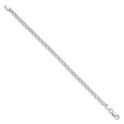 Sterling Silver 4.75mm Rolo Bracelet