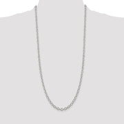 Sterling Silver 5.3mm Oval Cable Chain