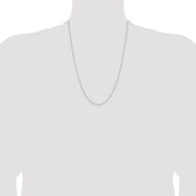Sterling Silver 1.2mm Figaro Chain