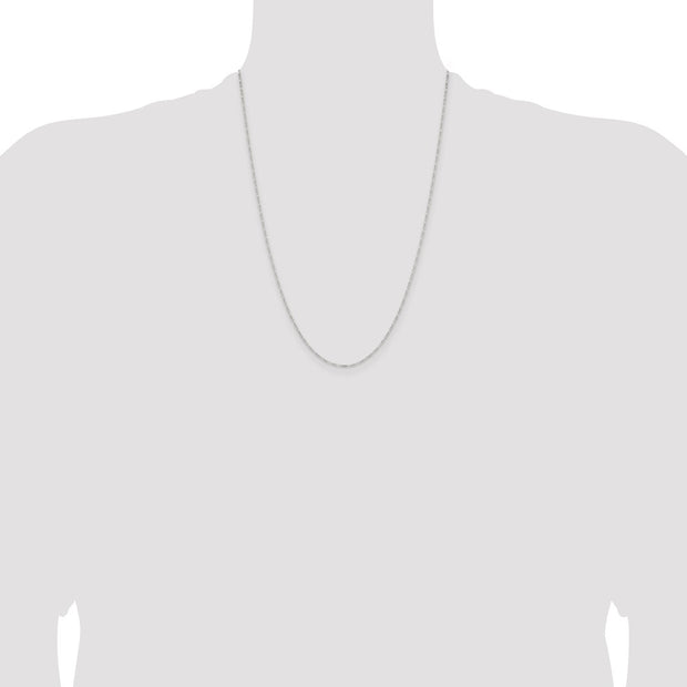 Sterling Silver 1.2mm Figaro Chain