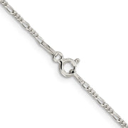Sterling Silver 1.4mm Figaro Chain