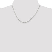 Sterling Silver 1.75mm Figaro Chain