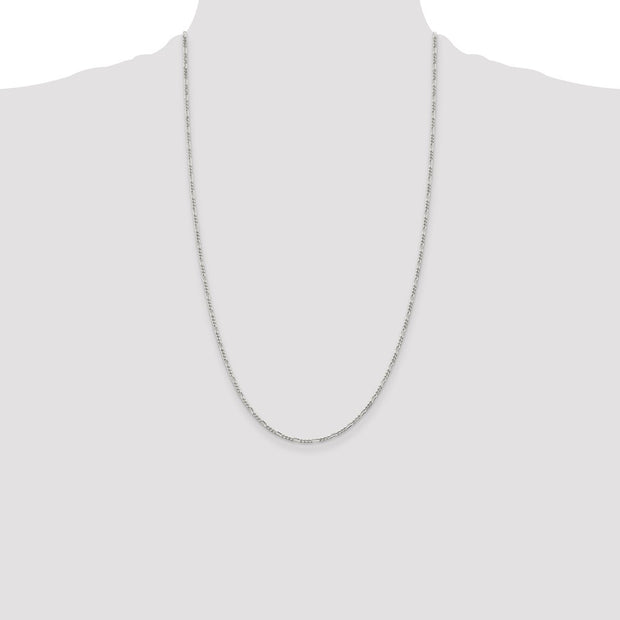 Sterling Silver 1.75mm Figaro Chain