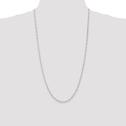Sterling Silver 2.25mm Figaro Chain