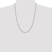 Sterling Silver 2.85mm Figaro Chain