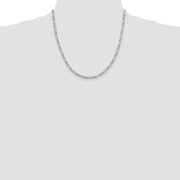 Sterling Silver 3.5mm Figaro Chain