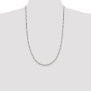 Sterling Silver 3.5mm Figaro Chain