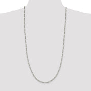 Sterling Silver 3.5mm Figaro Chain