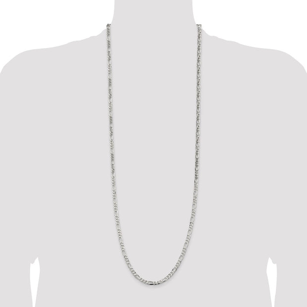 Sterling Silver 4.5mm Figaro Chain
