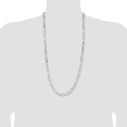 Sterling Silver 7.5mm Figaro Chain