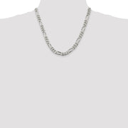 Sterling Silver 8mm Figaro Chain