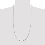 Sterling Silver 1.45mm Diamond-cut Round Franco Chain