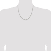 Sterling Silver 3.3mm Flat Oval Snake Chain