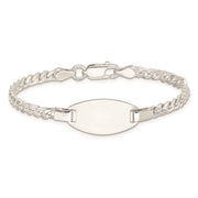 Sterling Silver Childrens Plus Ext ID Bracelet