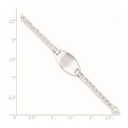 Sterling Silver Childrens Plus Ext ID Bracelet