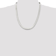 Sterling Silver 7.3mm Magic Herringbone Chain