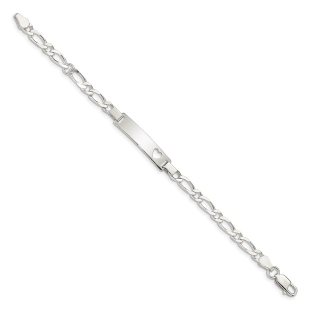 Sterling Silver Baby ID 6 IN Bracelet