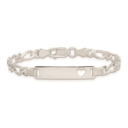 Sterling Silver Baby ID 6 IN Bracelet