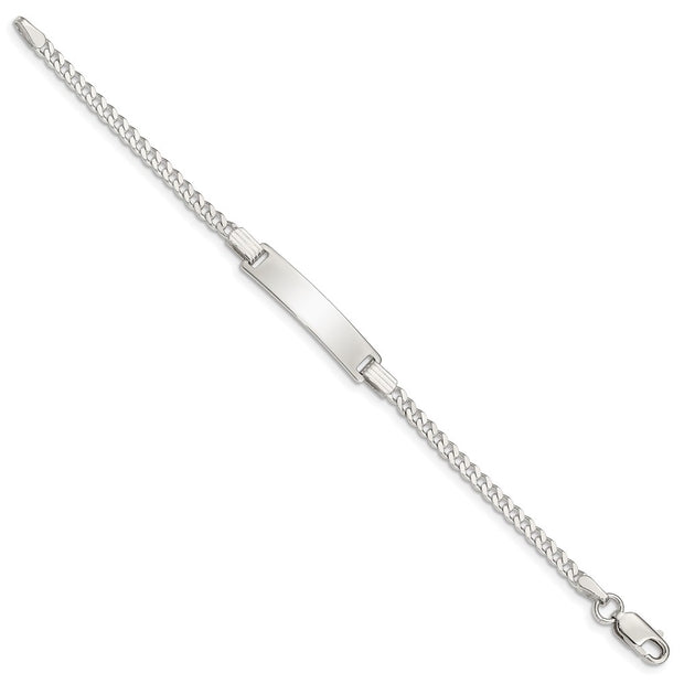 Sterling Silver Baby ID Bracelet
