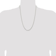 Sterling Silver 3.15mm Flat Curb Chain