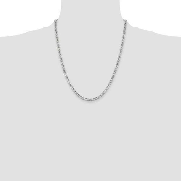 Sterling Silver 4mm Flat Anchor Chain