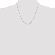 Sterling Silver Polished and D/C 1.75mm Mariner Link Chain