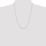 Sterling Silver Polished and D/C 1.75mm Mariner Link Chain