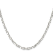 Sterling Silver Polished and D/C 4.75mm Mariner Link Chain