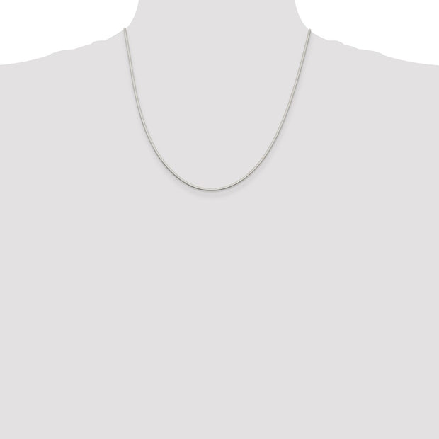 Sterling Silver 1.35mm Octagonal Snake Chain